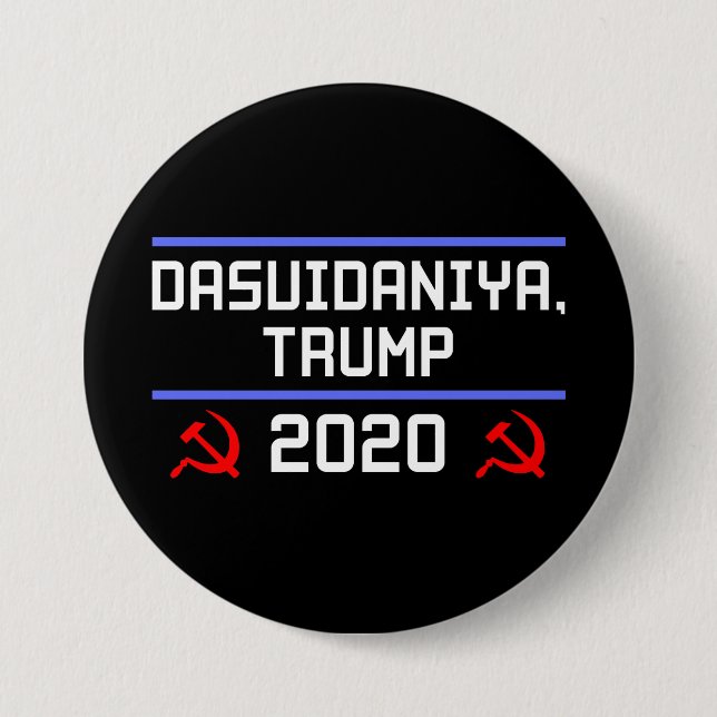 Dasvidaniya Trump 2020 Ryssland Anti-Trump Knapp (Framsida)