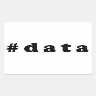 Data älskare rektangulärt klistermärke