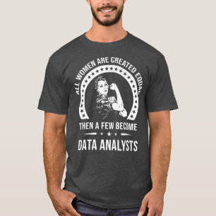 Data Analys for Women Data Analyst T Shirt