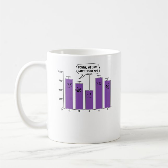 Data Analysis Science Geek Nerd Joke Kaffemugg (Vänster)