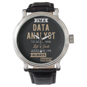 Data Analyst Armbandsur