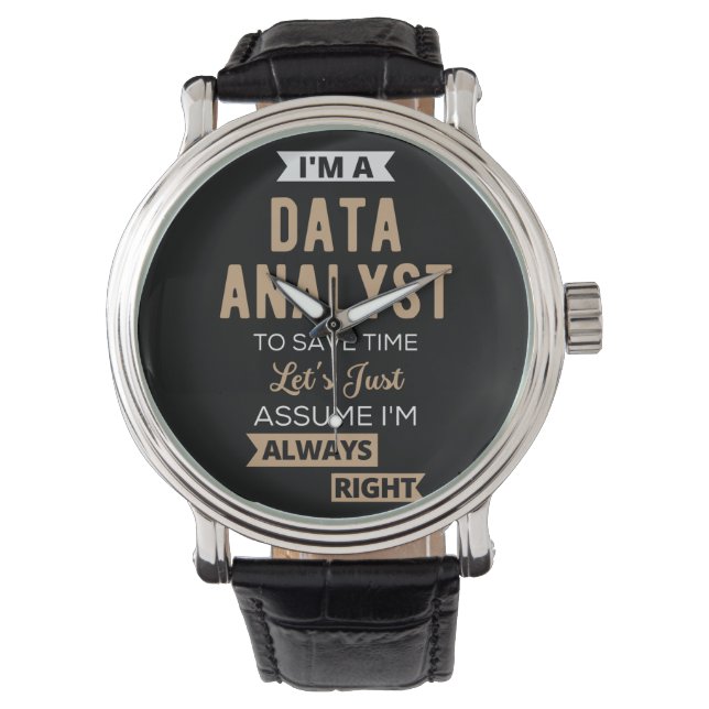 Data Analyst Armbandsur (Framsida)