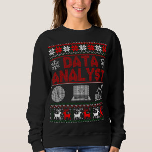 Data Analyst av Shoulder-julen, fuktig sötare T Shirt