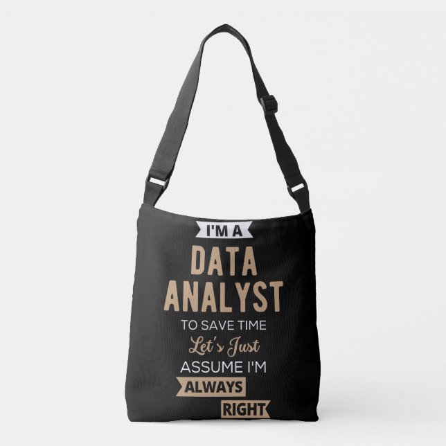 Data Analyst Axelväska (Framsida)