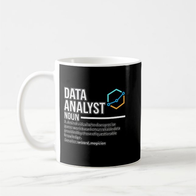 Data Analyst Definition Data Scientist Science Lov Kaffemugg (Vänster)
