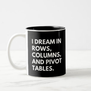 Data Analyst Funny Coworking Say Två-Tonad Mugg