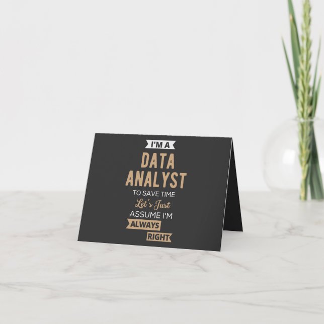 Data Analyst Kort (Framsida)
