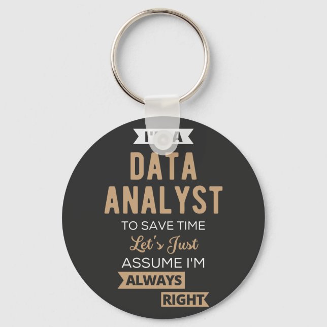 Data Analyst Nyckelring (Framsida)