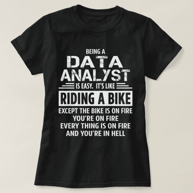 Data Analyst T Shirt (Design framsida)