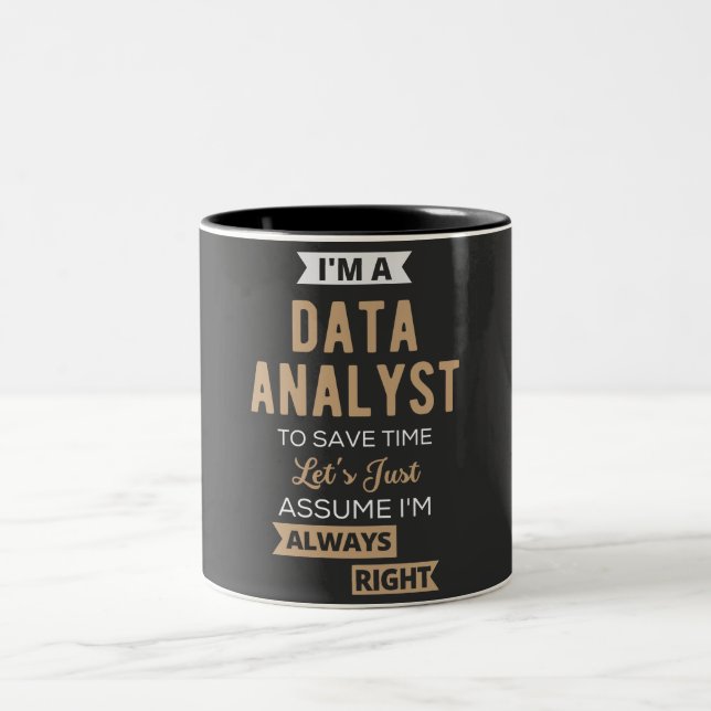 Data Analyst Två-Tonad Mugg (Center)