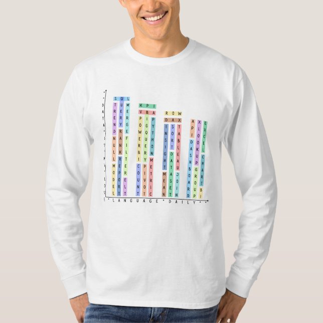 Data är min Kärlek - analytiker och datatekniker T Shirt (Framsida)