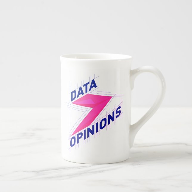 DATA > ÅSIKTER | Geek Bone China Mugg - Ljus Benporslin Mugg (Höger)