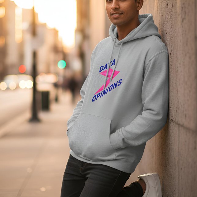 DATA > ÅSIKTER Hoodie | Datadriven stil (Lifestyle Shot)