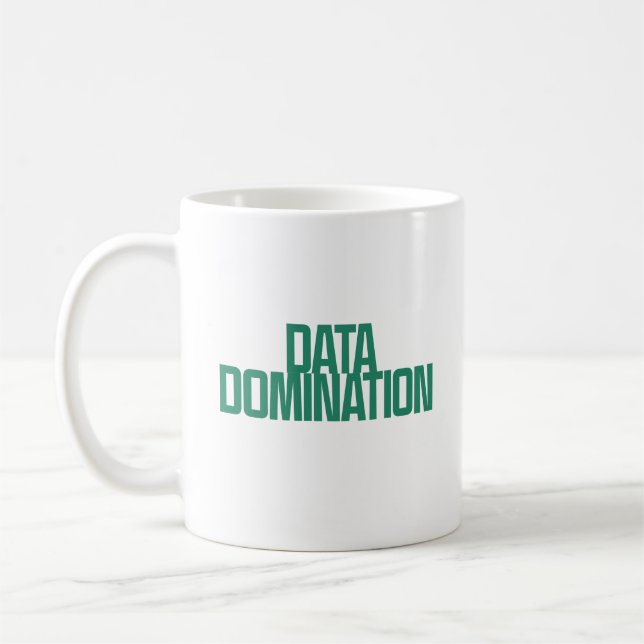 Data Dominans | Analytisk Kraftcentralsstrategi Kaffemugg (Vänster)