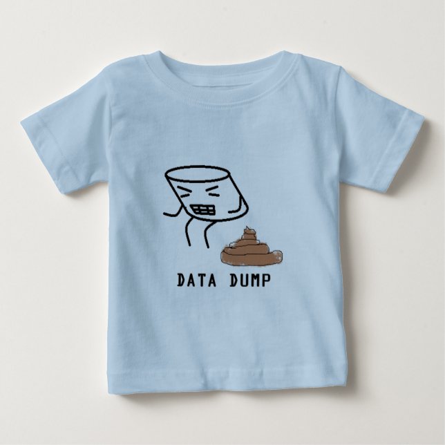 Data dumpar tee shirt (Framsida)