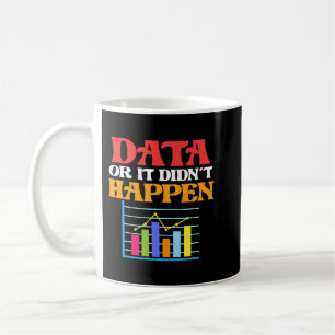 Data eller det hände datatekniker analytiker Gra Kaffemugg