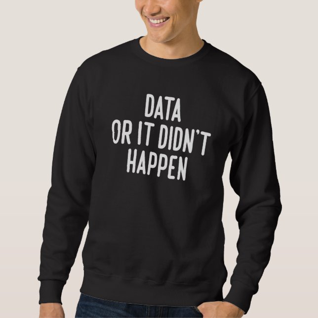 Data eller så hände det inte Aba Speciell Ed Behav Lång Ärmad Tröja (Framsida)