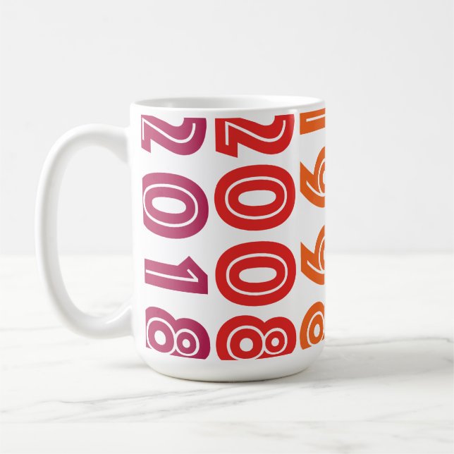 DATA för K&D-årsdagmugg ENDAST - KANTJUSTERAT! Kaffemugg (Vänster)