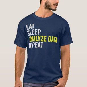 Data för upprepningsanalys av data för Eat-viloläg T Shirt