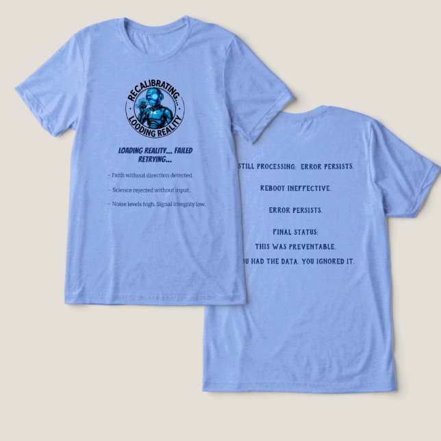 Data Human Patch  T Shirt (Design fram och bak)