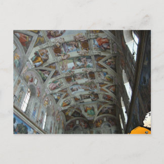 Data i Sistine Chapel Vykort