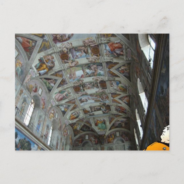 Data i Sistine Chapel Vykort (Framsida)