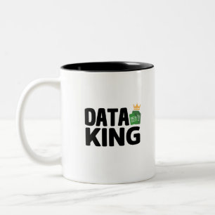 Data Kung 2-tonkaffe Mugg