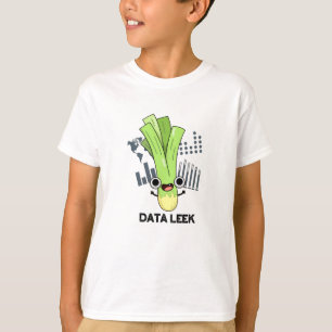 Data Leek Funny Computer Veggie Pun T Shirt