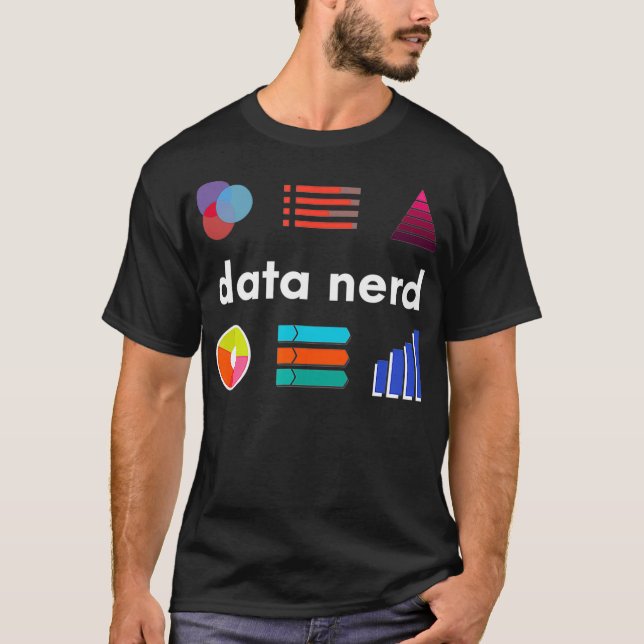 Data Nerd - Data Science Data Scientist - Data Ana T Shirt (Framsida)