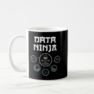 Data Ninja - Data Geek - Big Data Analysts Gift Kaffemugg