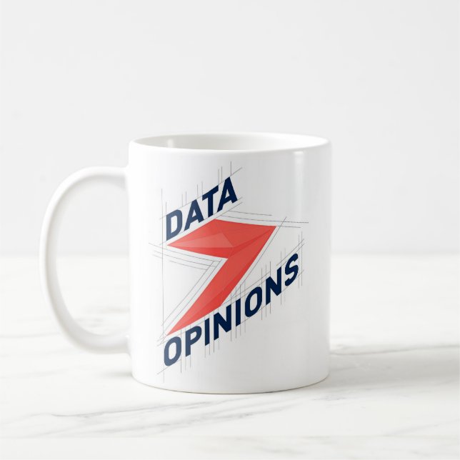 DATA > OPINIONS Mug | Geek Coffee Cup Kaffemugg (Vänster)