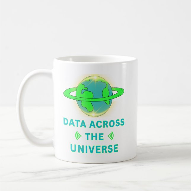 Data över universum kaffemugg (Vänster)