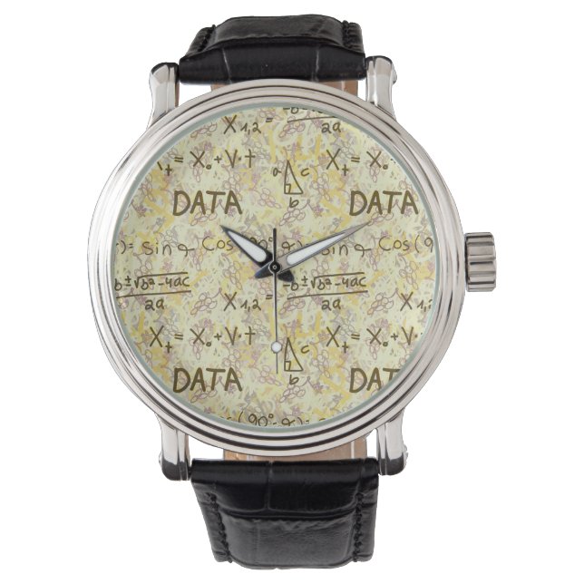 Data Science Analytics och Kodningsmönster Armband Armbandsur (Framsida)
