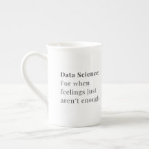 Data Science Mugg - för när känslor inte räcker
