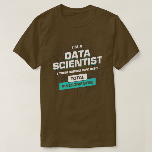 Data Science Scientist Gift T Shirt (Design framsida)