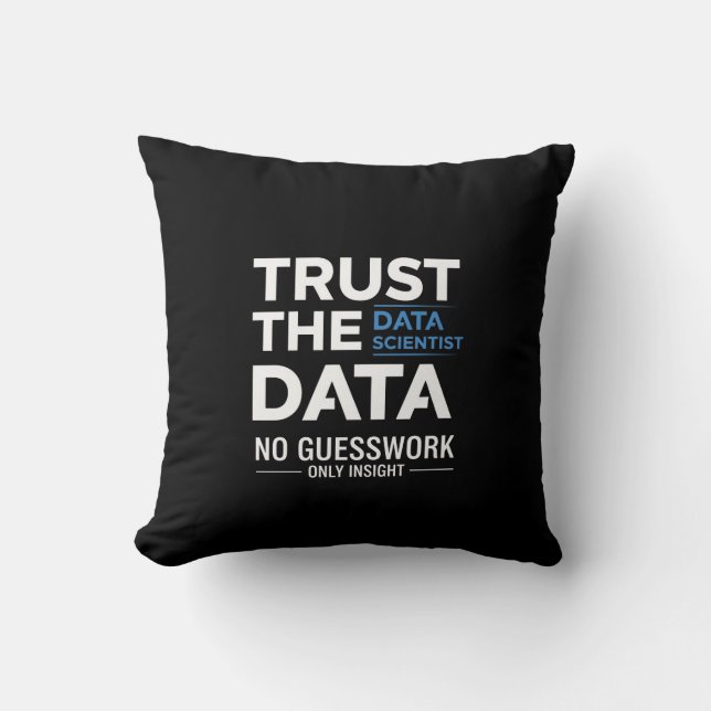 Data Scientist Analytics Älskare Present Kudde (Framsida)