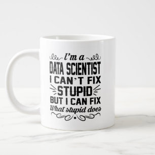 Data Scientist Coffee Mugg Tea Kopp ludyxar Jumbo Mugg