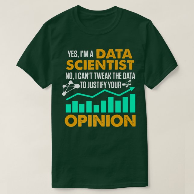 Data Scientist Data Science Mining Analyst Premium T Shirt (Design framsida)
