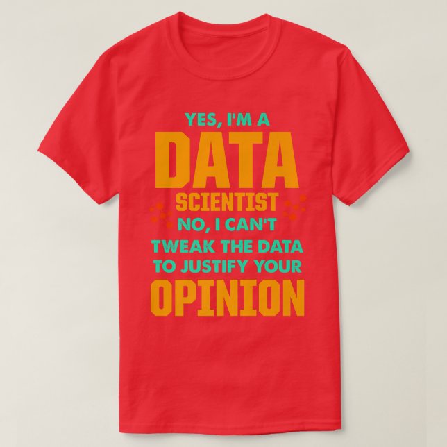 Data Scientist Data Science Mining Analyst Premium T Shirt (Design framsida)