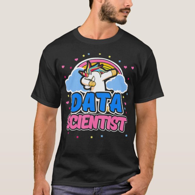 Data Scientist Info Data Science Mining Analyst _1 T Shirt (Framsida)