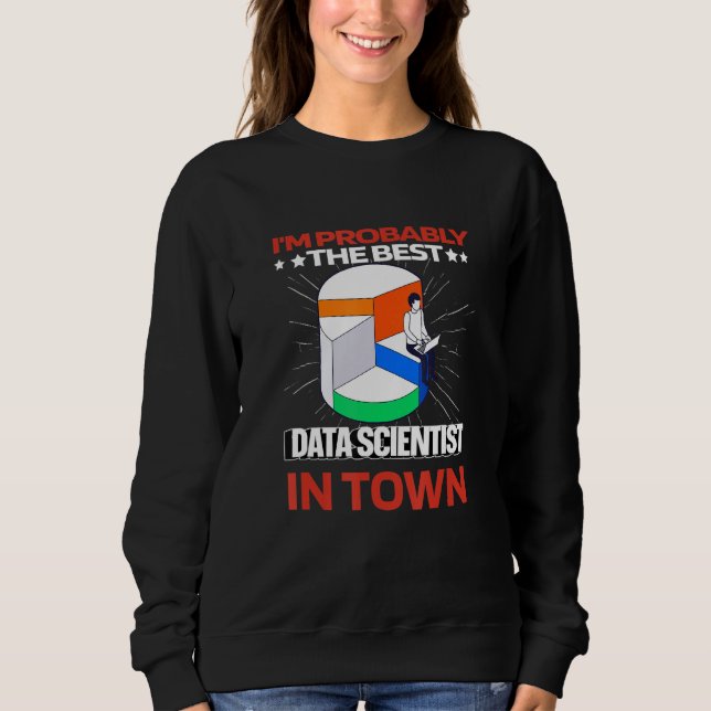 Data Scientist Intelligence   Ingenjör Data Analys T Shirt (Framsida)