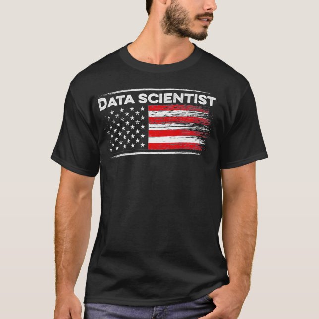 Data Scientist lyckades med datateknikanalys T Shirt (Framsida)
