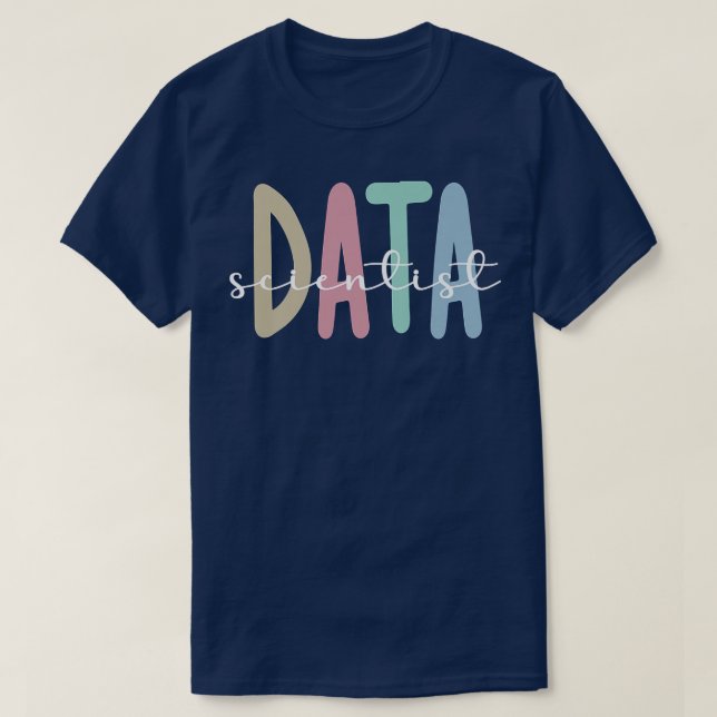 Data Scientist Maskin Learning Data Science Premi T Shirt (Design framsida)