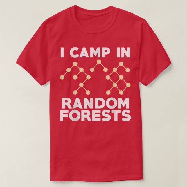 Data Scientist Random Forest Data Science Mining A T Shirt (Design framsida)