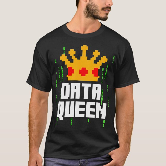 Data Scientist Research Data Science Mining Analys T Shirt (Framsida)