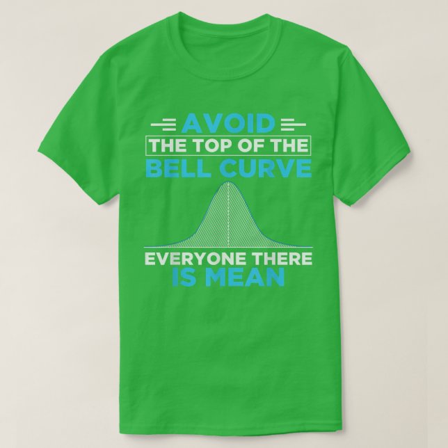 Data Scientist undviker överkanten av cellkurvan A T Shirt (Design framsida)