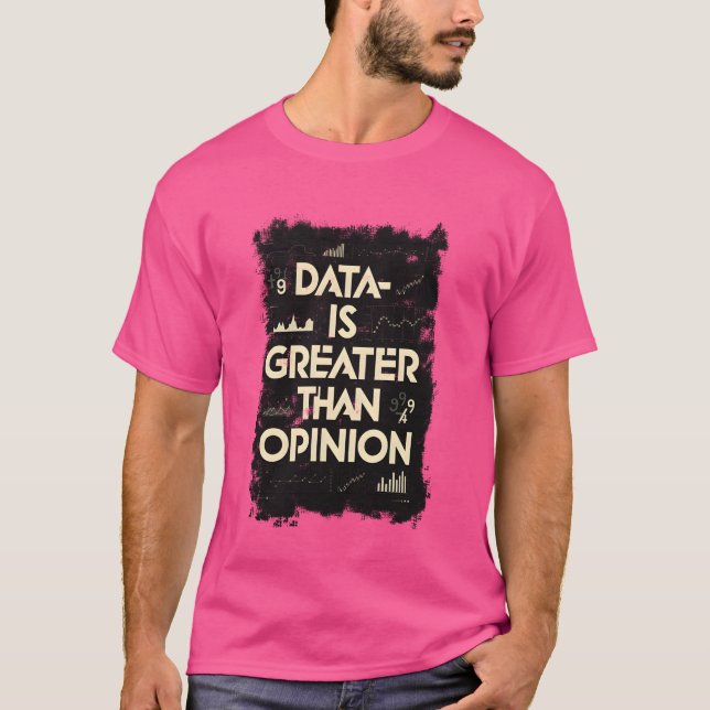 Data, statistik, dataanalys, datatekniker t shirt (Framsida)