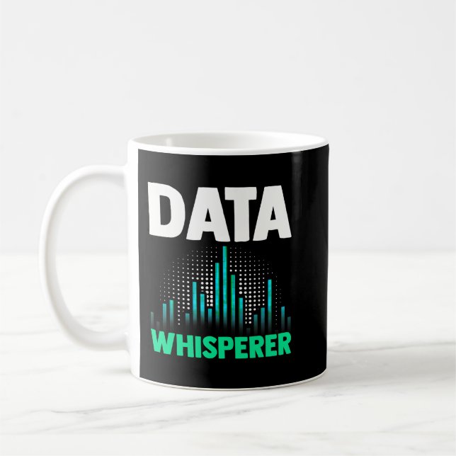 Data Whisperer Funny Science Analyst Software Engi Kaffemugg (Vänster)