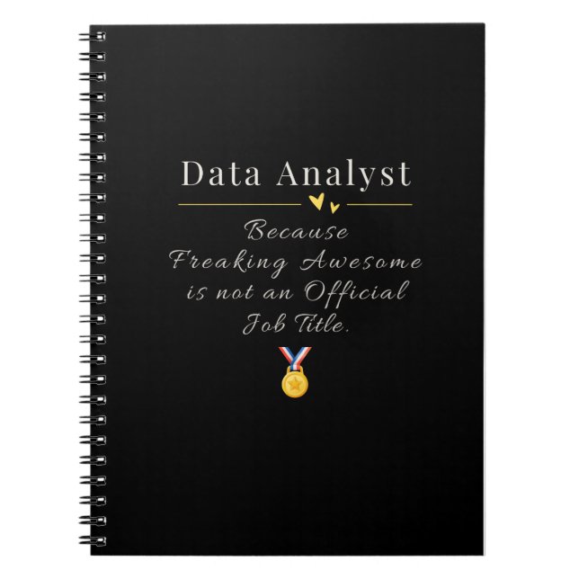 Dataanalytiker Anteckningsbok (Framsidan)