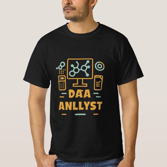 dataanalytiker t shirt (Framsida)
